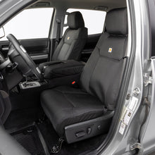 Load image into Gallery viewer, Covercraft 16-19 Chevrolet Silverado Carhartt PrecisionFit Custom Front Row Seat Covers - Blk