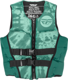 Wmn'S Neoprene Flotation Vest Dark Teal/Light Teal Md