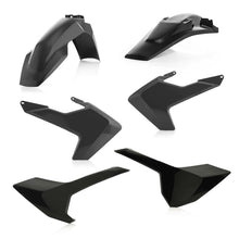Load image into Gallery viewer, Acerbis 17-19 Husqvarna TE150/250/300/ FE250/350/450/501/ TE250i/ TE300i Plastic Kit - Black