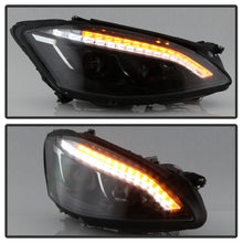 Load image into Gallery viewer, Spyder Mercedes W221 S Class 07-09 Headlights - HID Model Only - Black PRO-YD-MBW22107-HID-DRL-BK