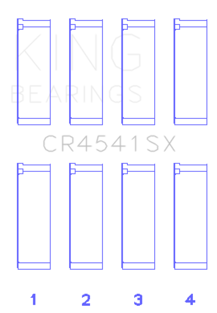 King Bearings Honda F23A/F23Z/K20A3 Connecting Rod Bearing Set