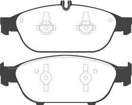 EBC 12+ Mercedes-Benz E550 4.6 Twin Turbo Coupe Yellowstuff Front Brake Pads