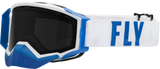 Zone Pro Snow Goggle Wht/Blue W/ Polarized Smoke Lens