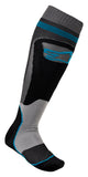 Mx Plus-1 Socks Black/Cyan Small