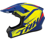 THH Helmets T710XR Airtech Blue/Yellow Youth - Small