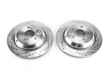 Load image into Gallery viewer, Power Stop 11-16 Hyundai Equus Rear Evolution Drilled &amp; Slotted Rotors - Pair