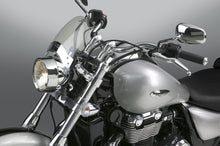 Load image into Gallery viewer, National Cycle Fits 52-56 mm. O.D. Flyscreen - Chrome - Lt. Tint