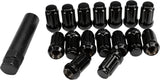 12mmx1.50 Lock Style Lug Nuts Black W/Key 16/Pk