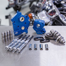 Load image into Gallery viewer, S&amp;S Cycle 2017+ M8 Models Gear Drive 475G Cam Chest Kit w/ Chrm Pushrod Tubes - Oil Cooled Incl. VVT