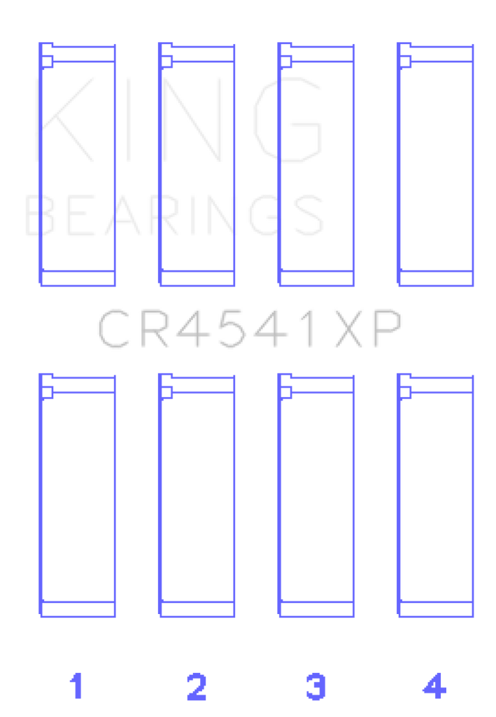 King Honda F23 Performance Rod Bearing Set - Size STD