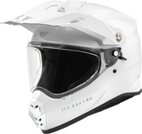 Trekker Solid Helmet White Md