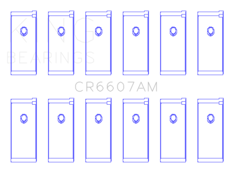 King Datsun L28 Connecting Rod Bearing Set - Size STD