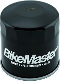BikeMaster BMW BM-163 Oil Filter - Black