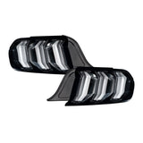 Form Lighting 2015-2023 Ford Mustang LED Tail Lights Clear (Pair)