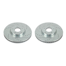 Load image into Gallery viewer, Power Stop 07-12 Hyundai Veracruz Front Evolution Drilled &amp; Slotted Rotors - Pair