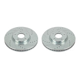 Power Stop 07-12 Hyundai Veracruz Front Evolution Drilled & Slotted Rotors - Pair