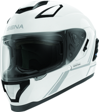 Load image into Gallery viewer, Sena Technologies Stryker Bluetooth Helmet w/ Mesh Intercom Glossy White - Large