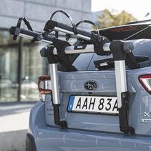 Load image into Gallery viewer, Thule OutWay Hanging-Style Trunk Bike Rack (Up to 3 Bikes) - Silver/Black