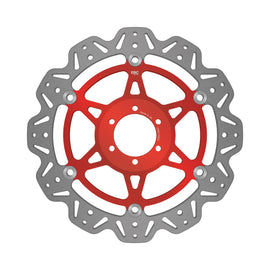 EBC 08-15 Aprilia Dorsoduro 750 ABS Front Left/Right Vee Floating Red Rotor