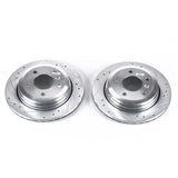 Power Stop 01-05 BMW 325xi Rear Evolution Drilled & Slotted Rotors - Pair