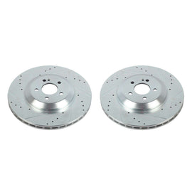 Power Stop 19-20 Mercedes-Benz CLS450 Rear Evolution Drilled & Slotted Rotors - Pair