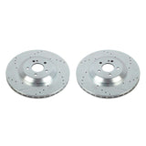 Power Stop 19-20 Mercedes-Benz CLS450 Rear Evolution Drilled & Slotted Rotors - Pair