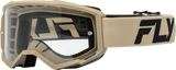 Youth Focus Goggle Khaki/Black W/ Clear Lens