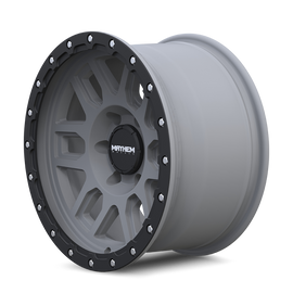 Mayhem 8304 Delta 20x9 / 6x139.7 BP / -12mm Offset / 106mm Hub Matte Gunmetal- Matte Black Lip Wheel