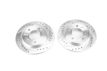 Load image into Gallery viewer, Power Stop 17-19 Hyundai Ioniq Rear Evolution Drilled &amp; Slotted Rotors - Pair