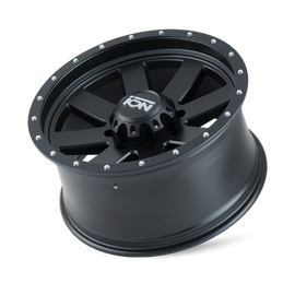ION Type 134 18x9 / 5x139.7 BP / 0mm Offset / 108mm Hub Matte Gunmetal/Black Beadlock Wheel