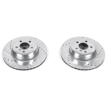 Load image into Gallery viewer, Power Stop 07-18 BMW X5 Rear Evolution Drilled &amp; Slotted Rotors - Pair