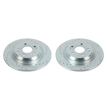 Load image into Gallery viewer, Power Stop 17-20 Acura MDX Rear Evolution Drilled &amp; Slotted Rotors - Pair