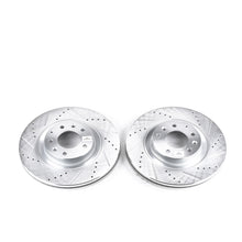 Load image into Gallery viewer, Power Stop 07-15 Mazda CX-9 Front Evolution Drilled &amp; Slotted Rotors - Pair
