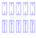 King Toyota 4AGE/4AGZE 16V 1.6L (Size 0.25 Oversized) Performance Main Bearing Set