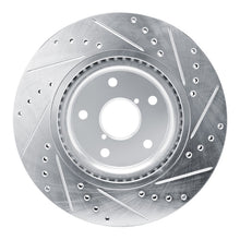Load image into Gallery viewer, R1 2020-2025 Subaru WRX Front Left Drilled &amp; Slotted Silver Brake Rotor