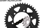 Sprocket/Chain Kit Stl/Alu 15/43t Blk Sx3 520-114l Blk