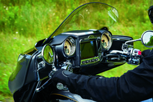 Load image into Gallery viewer, Kuryakyn Aztec Gauge Accent 14-23 Indian Models Chrome