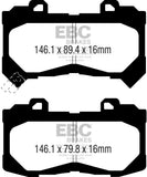 EBC 15+ Chevrolet Colorado 2.5 Ultimax2 Front Brake Pads