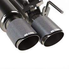 Load image into Gallery viewer, Kooks 18-24 Ford Mustang GT 5.0 3in. Valved Shotgun Cat-Back Exhaust - Carbon Tips