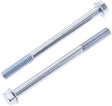 8mm Hex Head Flange Bolt 6x1.0x0x70mm 10/Pk