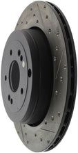 Load image into Gallery viewer, StopTech 10 Hyundai Genesis Coupe w/ Factory Brembo Slotted &amp; Drilled Left Rear Rotor