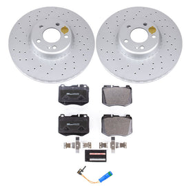 Power Stop 2018 Mercedes-Benz C350e Front Euro-Stop Brake Kit