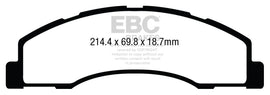 EBC 08+ Ford Econoline E150 4.6 Greenstuff Front Brake Pads