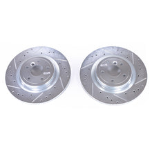 Load image into Gallery viewer, Power Stop 16-18 Jaguar XE Rear Evolution Drilled &amp; Slotted Rotors - Pair