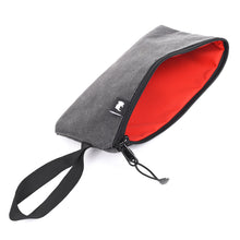 Load image into Gallery viewer, Go Rhino XVenture Gear Zipped Pouch - Large (12in. Wide Pocket / 6.5in. Hand Strap) Canvas - Black