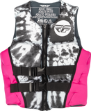 Wmn'S Neoprene Flotation Vest Neon Pink/White/Black Xl