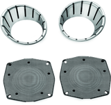 Kuryakyn LED Speaker Bezels 96-13 Touring Models Chrome