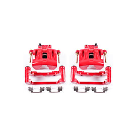 Power Stop 05-11 Chrysler 300 Front Red Calipers w/Brackets - Pair