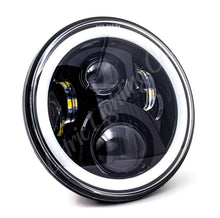 Load image into Gallery viewer, Letric Lighting 7in Led W/Full Halo Blk