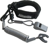 Pro Floating Wrist Lanyard Red W/Whistle